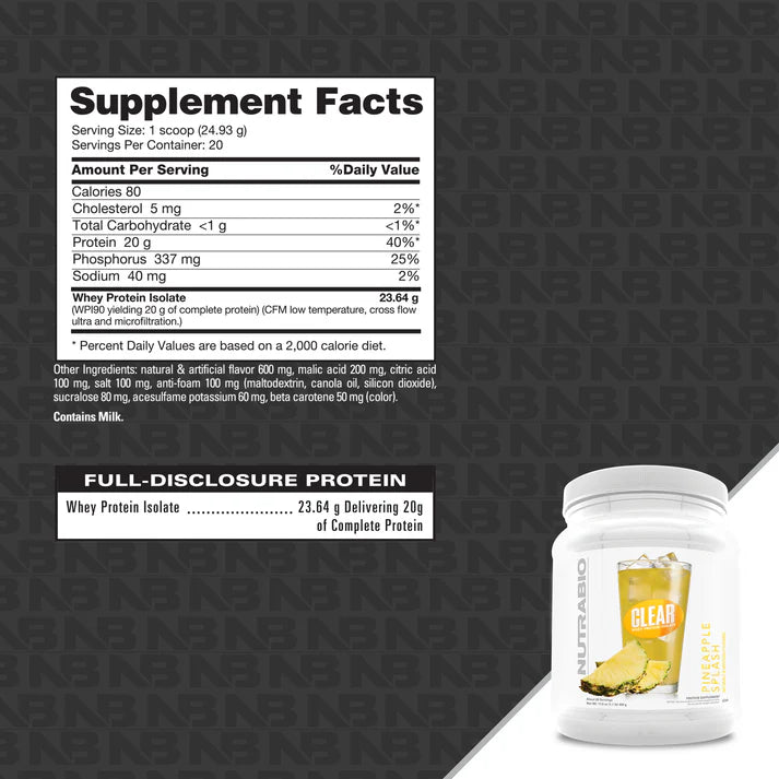 NutraBio- Clear Isolate