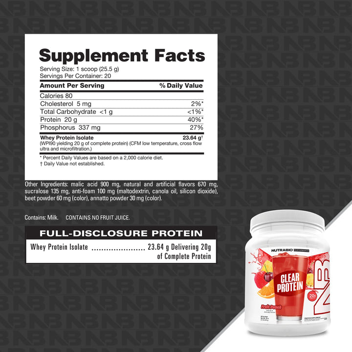NutraBio- Clear Isolate