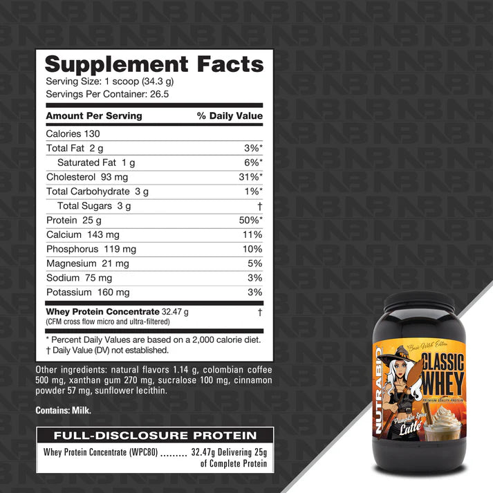 NutraBio- Classic Whey Protein