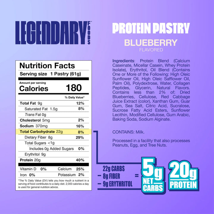 LEGENDARY FOODS- Tasty Pastry