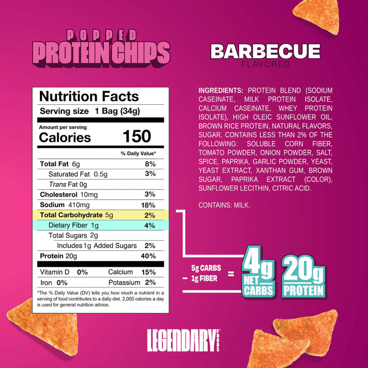 LEGENDARY FOODS- Protein Chips