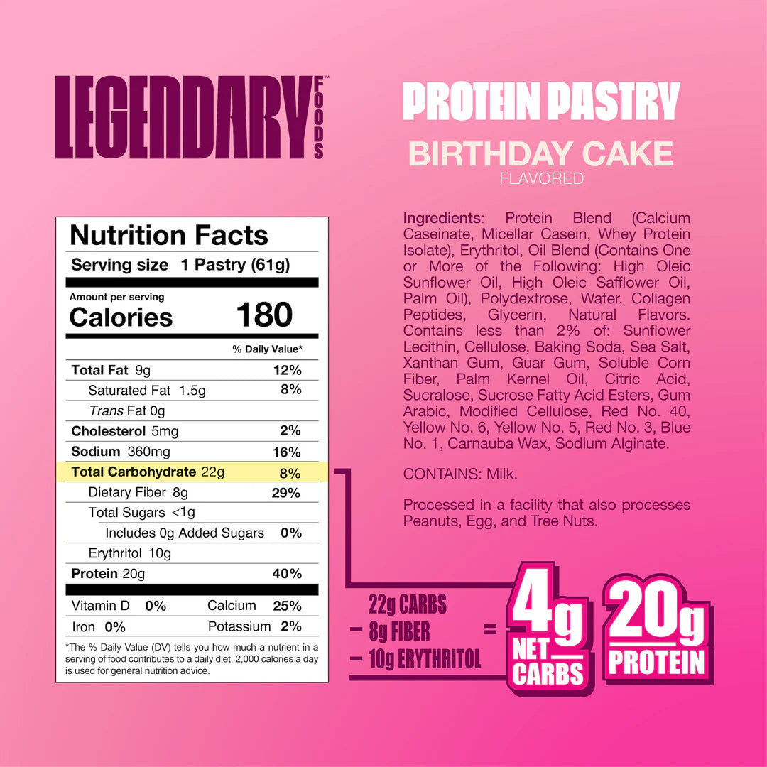 LEGENDARY FOODS- Tasty Pastry