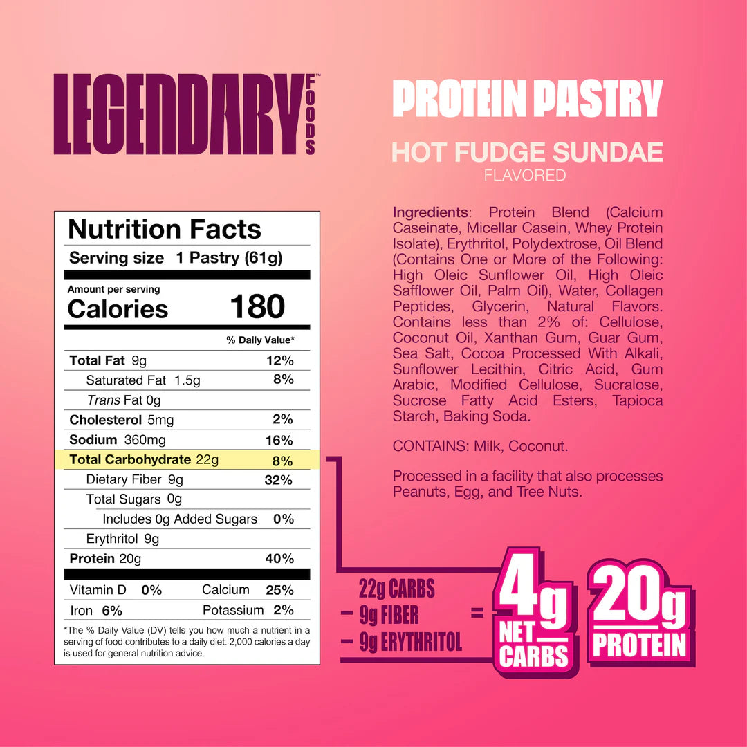 LEGENDARY FOODS- Tasty Pastry