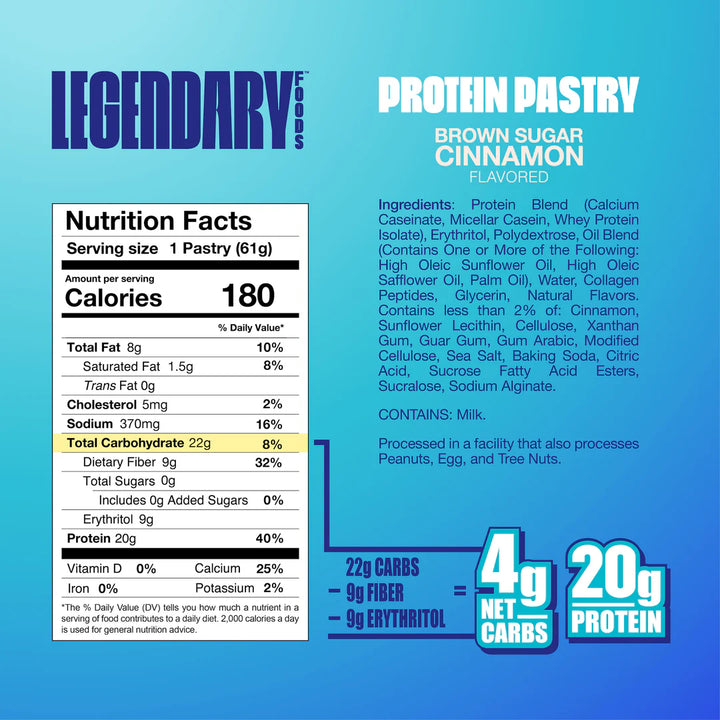 LEGENDARY FOODS- Tasty Pastry