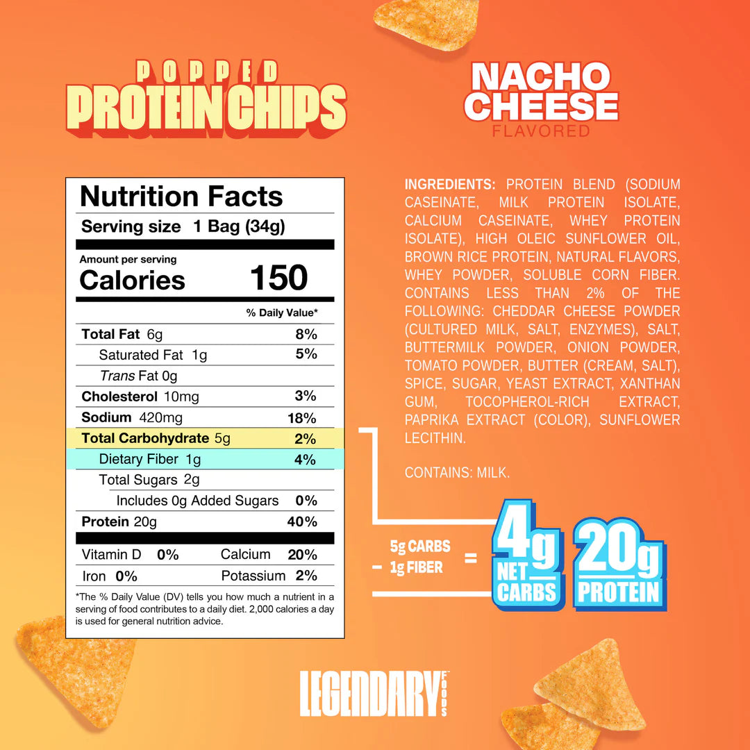 LEGENDARY FOODS- Protein Chips