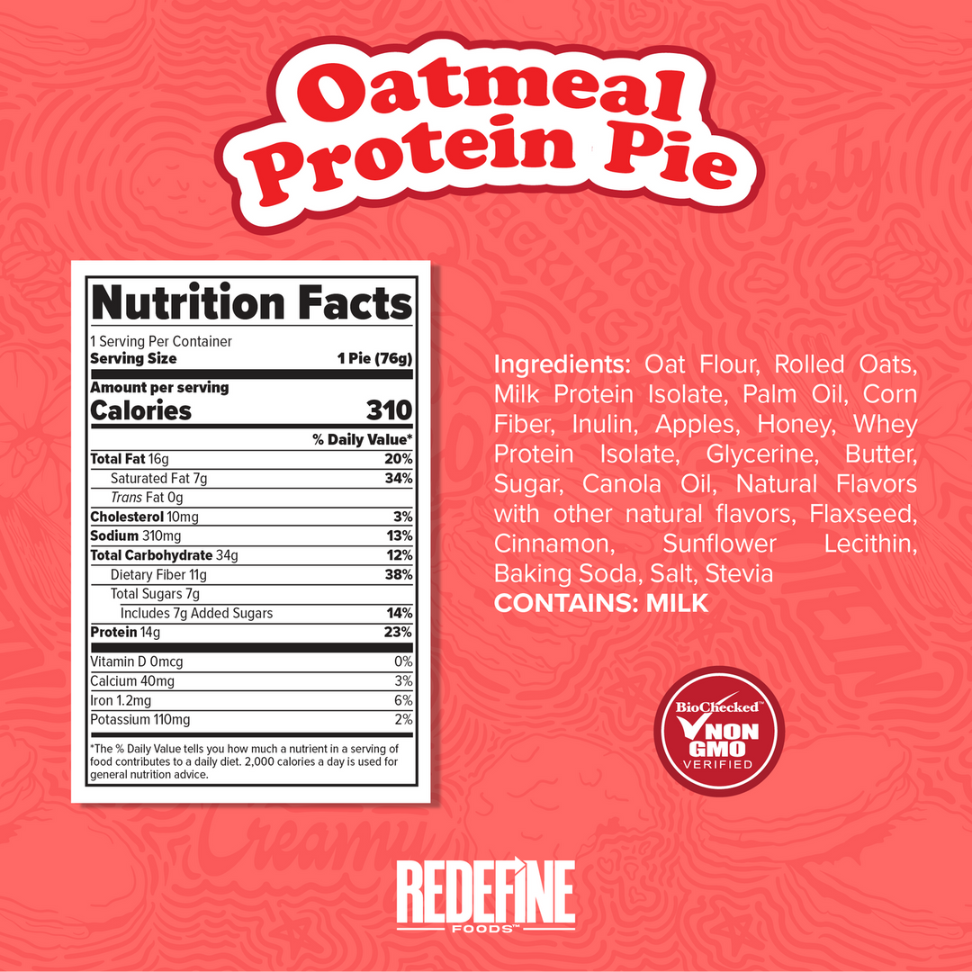 Redefine Foods- Oatmeal Protein Pie
