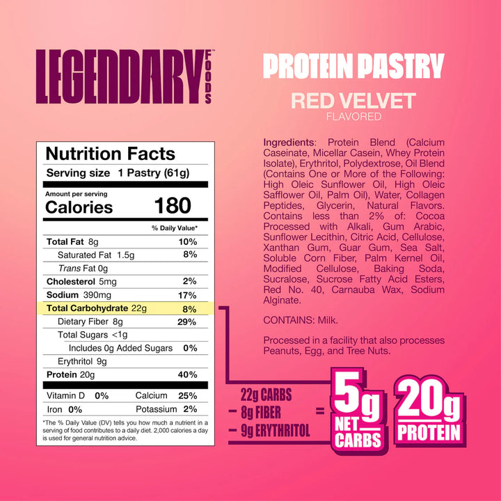 LEGENDARY FOODS- Tasty Pastry